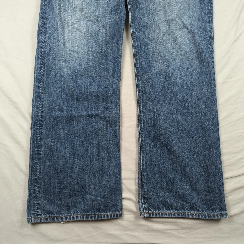 Gap Jeans‎ Mens 35x32 Blue 1969 Standard Distressed Casual Preppy Faded